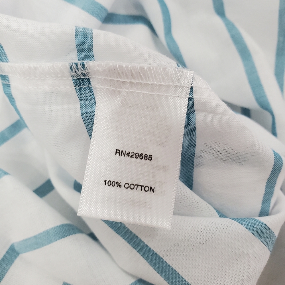 Pendleton Striped Cotton Button Down Top - image 7